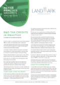 January 2020 - R&D Tax Credits In Practice