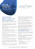 February 2021 - Complying With Your Tax Obligations
